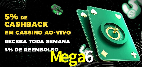 Promoções do cassino ao Vivo Mega6